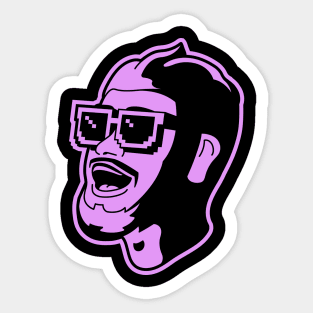 TonyDaddi Logo 2020 Purple small print Sticker